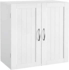 Bathroom Wall Cabinet Kitchen Storage Cupboard Cabinet with 2 Doors Wall Mount Storage Cabinets