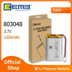 EEMB 803048 3.7V Lipo Battery 1200mAh Rechargeable Lithium Polymer Battery for GPS Navigator MP5 Bluetooth Speaker Camera DVR