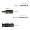 10 Pairs Solar Panel Connectors Solar Wire Adapter Male/Female IP67 Waterproof Connector