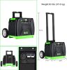 Elite with Cart -3600w Solar and Wind Powered Generator in Quiet Operation with 12V DC port 2 USB ports AC outlets