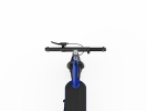 Dual-Suspension Electric Scooter w/ 43.5 Miles Max Operating Range & 24 mph Max Speed - Blue
