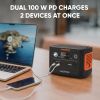 Jackery Explorer 300 Plus Portable Power Station, 288Wh Backup LiFePO4 Battery, 300W AC Outlet, 3.75 KG Solar Generator for RV,
