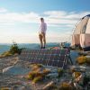ALLPOWERS Flexible Foldable Solar Panel 120W / 200W High Efficience Solar Panel Kit Solar battery Charger For Camping, Boat ,RV