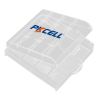 8PC PKCELL AAA Ni-Zn Rechargeable batteries NIZN 900mWh 1.6V AAA Battery With 2PC Battery Box for AA AAA battery toys camera