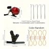 11pcs fish shooting set, iron catapult fishing slingshot scroll - high-power slingshot fishing gear and shooting ability - long-lasting performance an