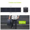 ALLPOWERS Flexible Foldable Solar Panel 120W / 200W High Efficience Solar Panel Kit Solar battery Charger For Camping, Boat ,RV