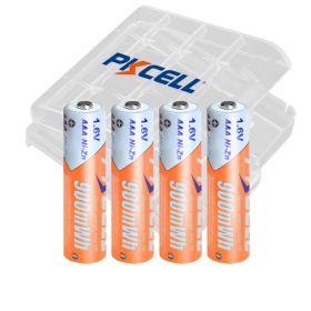 4/8/12/16/20Pcs 1.6V AAA NIZN Rechargeable Battery NIZN Charger PKCELL NI-ZN 900mWh 3A Size for Toys (Color: 4PC)
