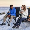 Antarctica Gear Heated Camping Chair With 12V 16000mAh Battery Pack, Heated Portable Chair, Perfect For Camping, Outdoor Sports, Hunting, And Beach Pa